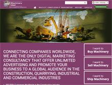 Tablet Screenshot of machinery-user.com